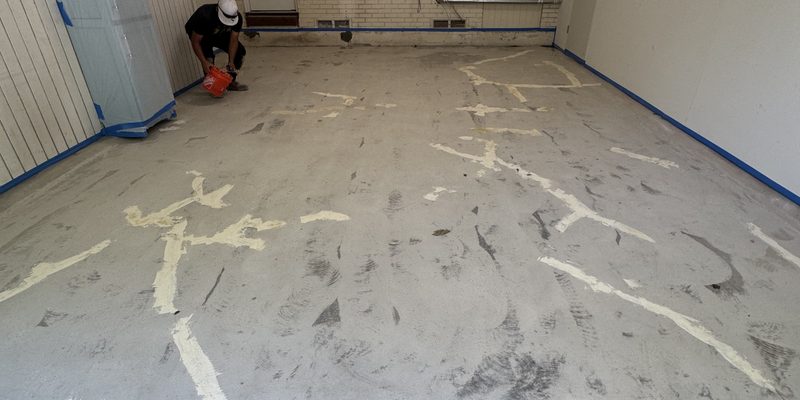 Surface Prep and Crack Repair
